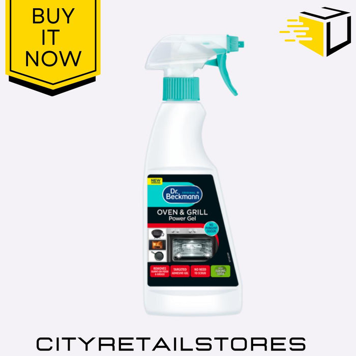 Oven & Grill Cleaner Power Gel BBQ Grills Hobs Grease 375ml Bulk Dr Beckmann