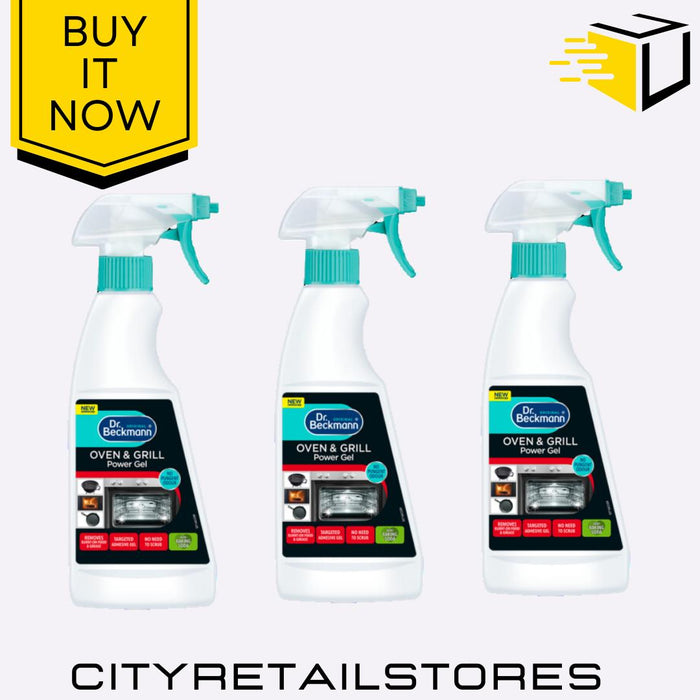 Oven & Grill Cleaner Power Gel BBQ Grills Hobs Grease 375ml Bulk Dr Beckmann