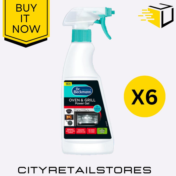 Oven & Grill Cleaner Power Gel BBQ Grills Hobs Grease 375ml Bulk Dr Beckmann