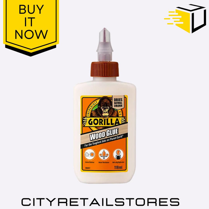 Gorilla Wood Glue Toughest Job Indoor/Outdoor Strong 118ml 236ml 532ml 1L