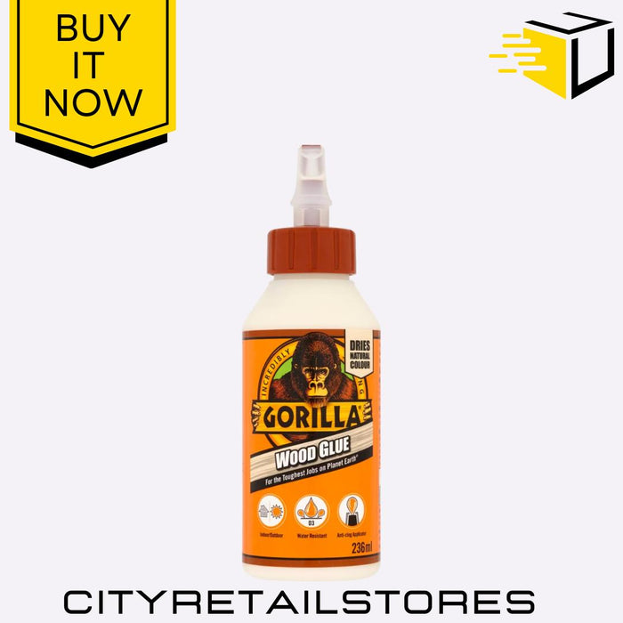 Gorilla Wood Glue Toughest Job Indoor/Outdoor Strong 118ml 236ml 532ml 1L