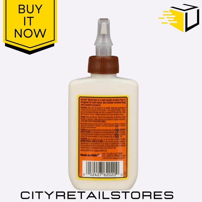 Gorilla Wood Glue Toughest Job Indoor/Outdoor Strong 118ml 236ml 532ml 1L