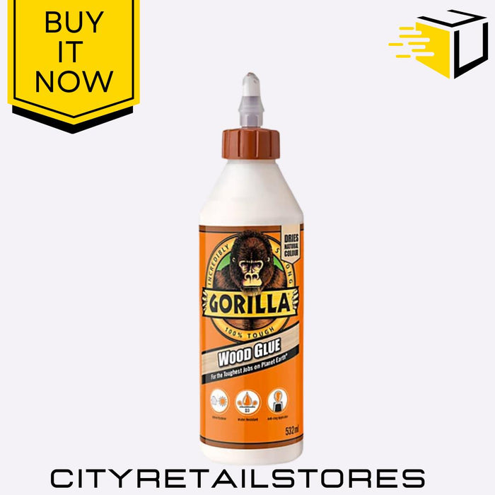 Gorilla Wood Glue Toughest Job Indoor/Outdoor Strong 118ml 236ml 532ml 1L