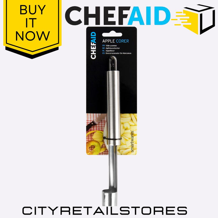 Apple Corer Steel – Easy to Use, Durable, Perfect for Slicing Apples Chef Aid