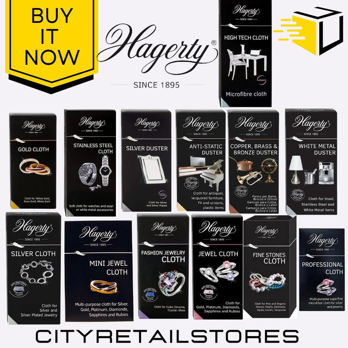 Jewellery Cloths Gold Silver Brass Steel Cleaning Fine Stones Watches Hagerty