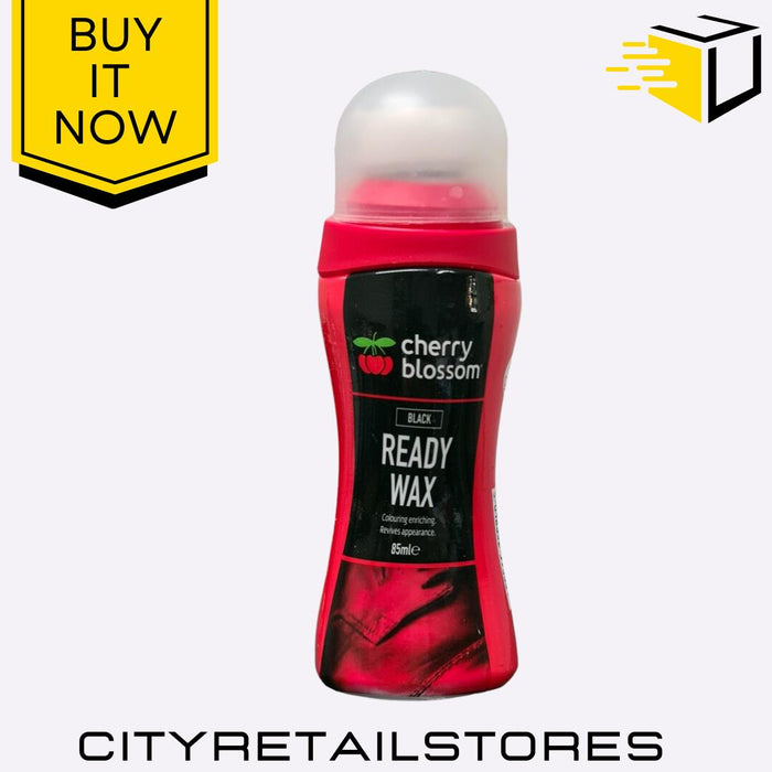 Instant Shoe Shine Brown/Black/Whitener Wax Polish 85ml - Cherry Blossom
