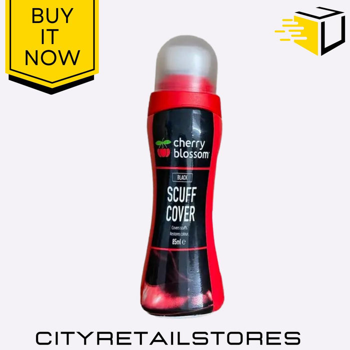 Instant Shoe Shine Brown/Black/Whitener Wax Polish 85ml - Cherry Blossom