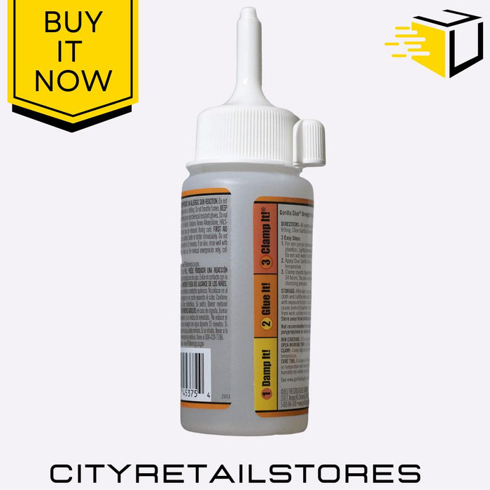 Gorilla Glue Clear Strong All-Purpose Adhesive Waterproof Bond 50ml 110ml 170ml