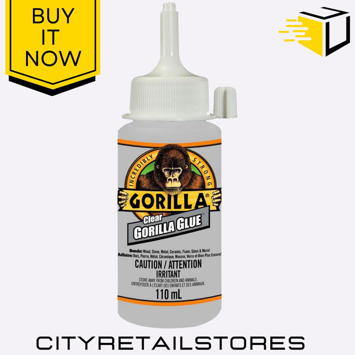 Gorilla Glue Clear Strong All-Purpose Adhesive Waterproof Bond 50ml 110ml 170ml