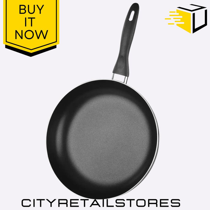20-28cm Non-Stick Aluminium Frying Pan Durable & Easy Clean  Chef Aid