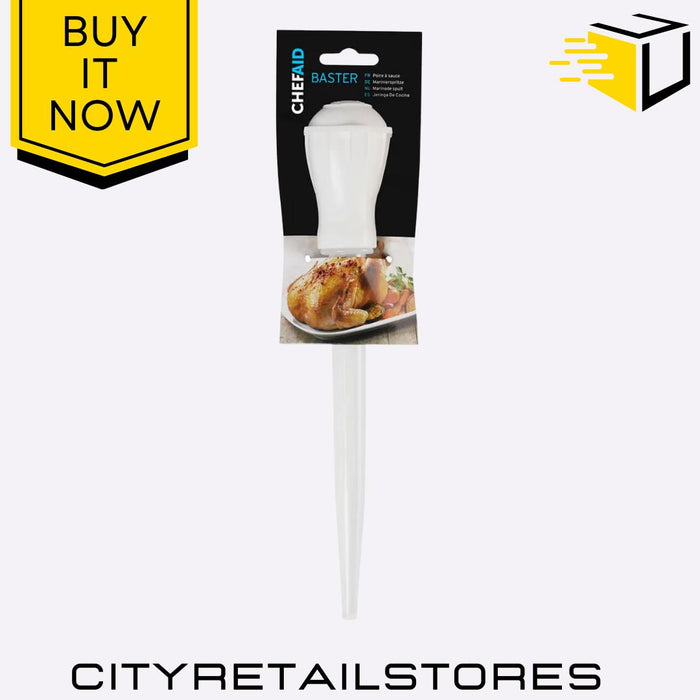 Turkey Acrylic Baster Durable Cooking Baster For Roasting & Gravy Chef Aid
