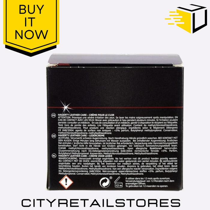 Leather Care Cream Cleaner & Conditioner Restores & Protects 250ml Hagerty