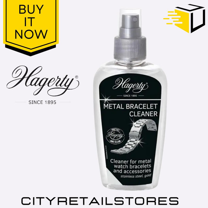 Metal Bracelet Cleaner Silver & Gold Jewellery Cleaner Solution 125ml Hagerty