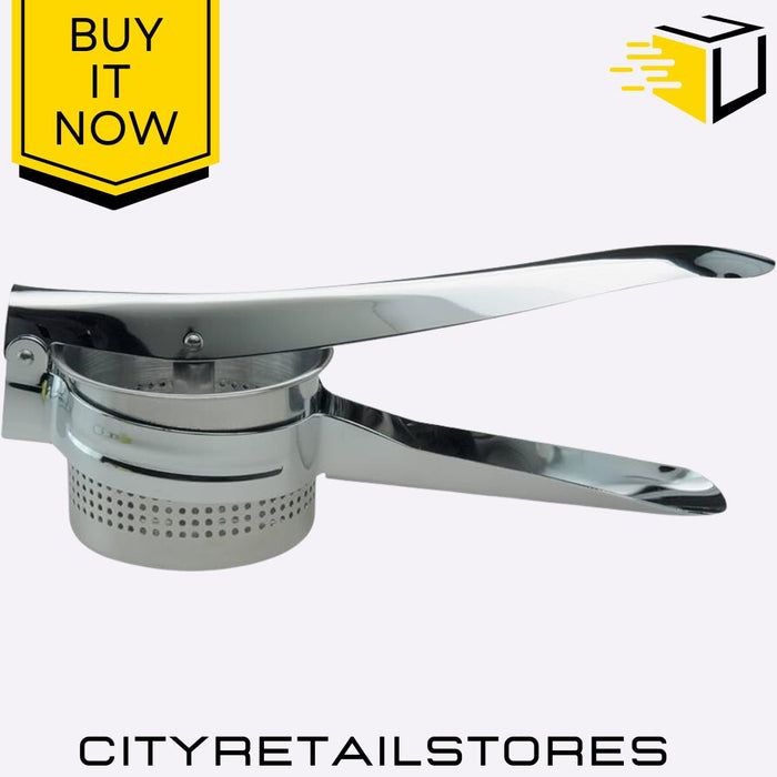 Potato Ricer Stainless Steel Durable Masher for Smooth Mash & Baby Food Apollo