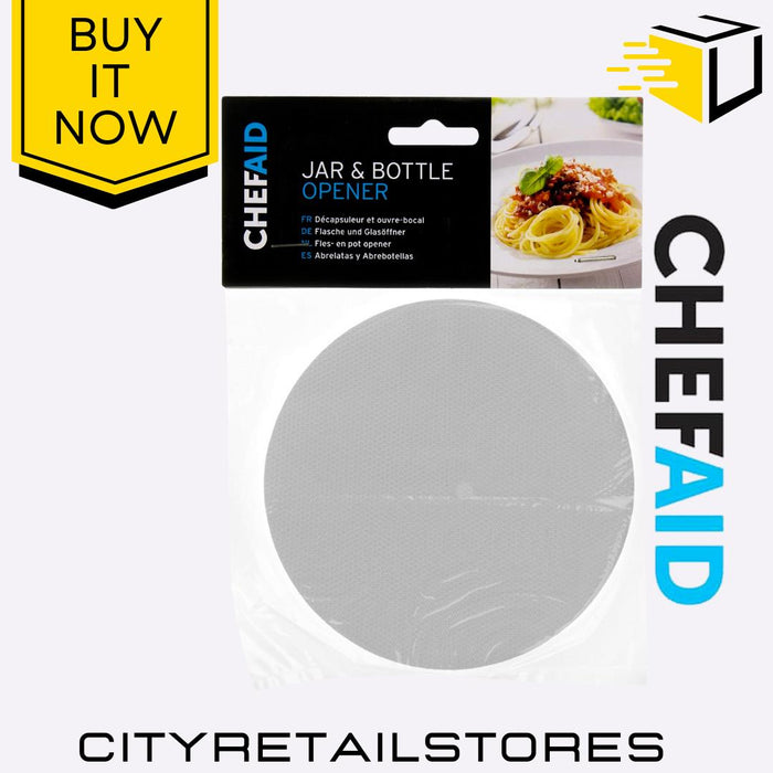 Rubber Jar Grip Non-Slip Opening Tool for Lids, Jars & Bottles Easy Chef Aid