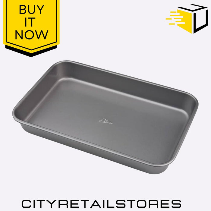 Brownie Tray  Non-Stick Baking Pan Durable Flapjacks 25 x 16 x 2cm Chef Aid