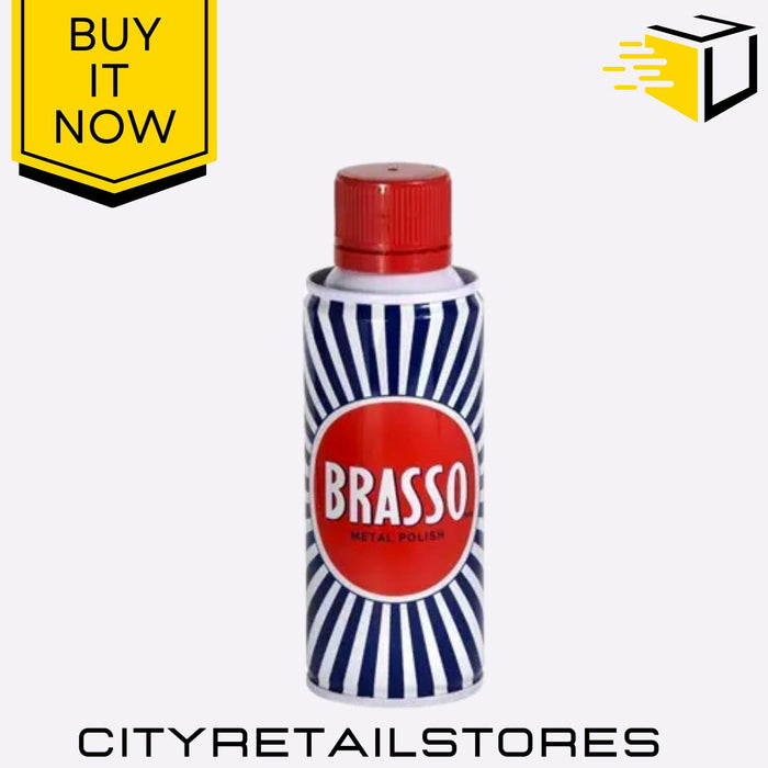 Metal Polish Brasso Multi Purpose Wadding Shine & Clean Metal Surfaces