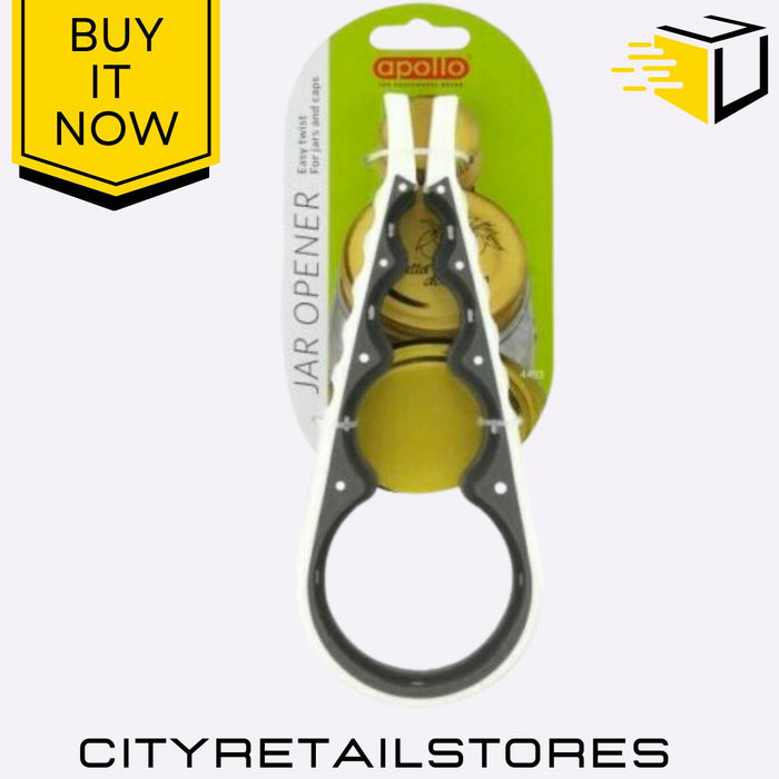 Multi Jar Opener Effortless Grip, Easy to Use, Fits Most Lids, Durable Apollo
