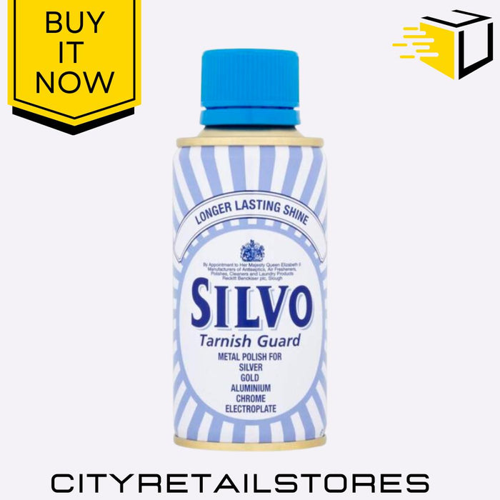 Multi Purpose Tarnish Guard Polish Wadding For Metal & Silver 175ml/75g Silvo