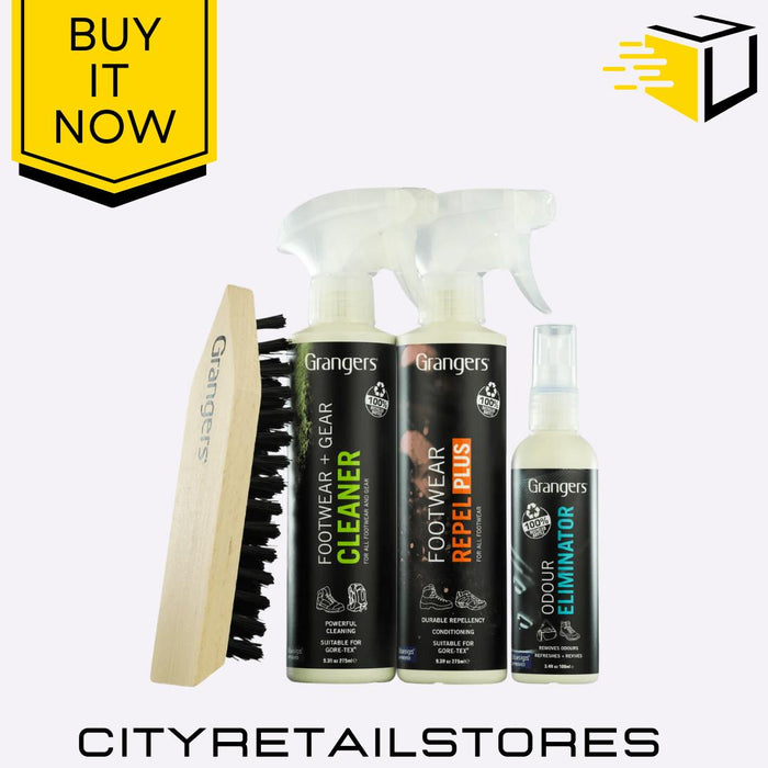 Footwear & Clothing Care Kits Wash, Cleaner, Repel, Down Hiking Camping Grangers