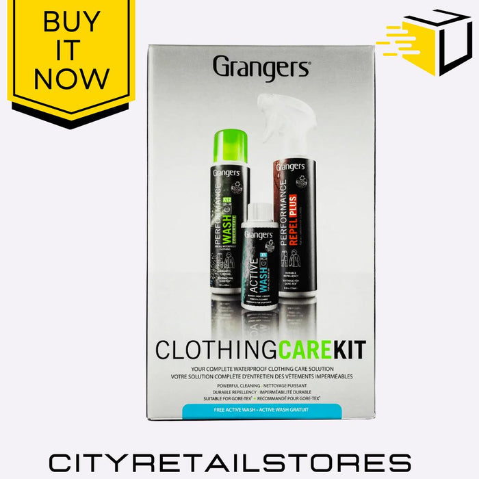 Footwear & Clothing Care Kits Wash, Cleaner, Repel, Down Hiking Camping Grangers