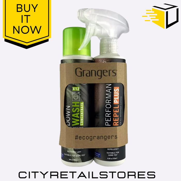 Footwear & Clothing Care Kits Wash, Cleaner, Repel, Down Hiking Camping Grangers