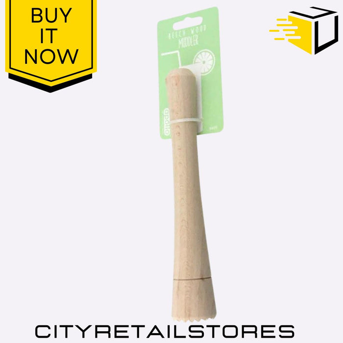 Apollo Cocktail Wood Muddler Premium Quality Wooden Drink Mixing Tool