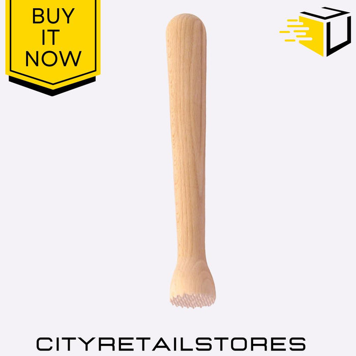 Apollo Cocktail Wood Muddler Premium Quality Wooden Drink Mixing Tool