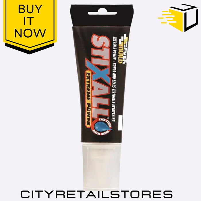 Everbuild Stixall Extreme Power Adhesive & Sealant MultiPurpose White/Clear 80ml