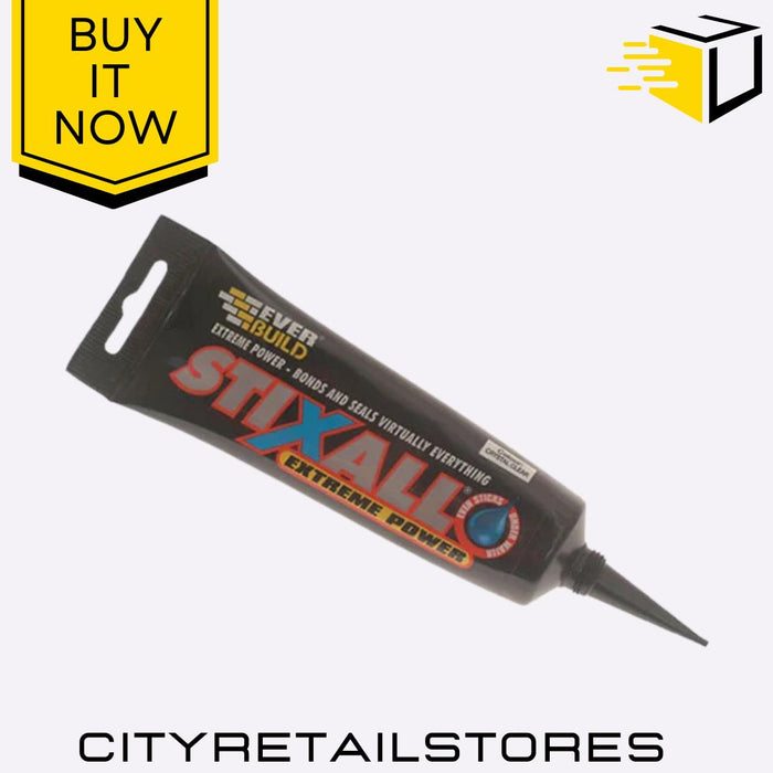 Everbuild Stixall Extreme Power Adhesive & Sealant MultiPurpose White/Clear 80ml