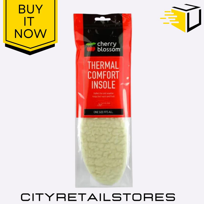 Insole Range Leather, Memory Foam, Odour Control, Thermal, Foam Cherry Blossom