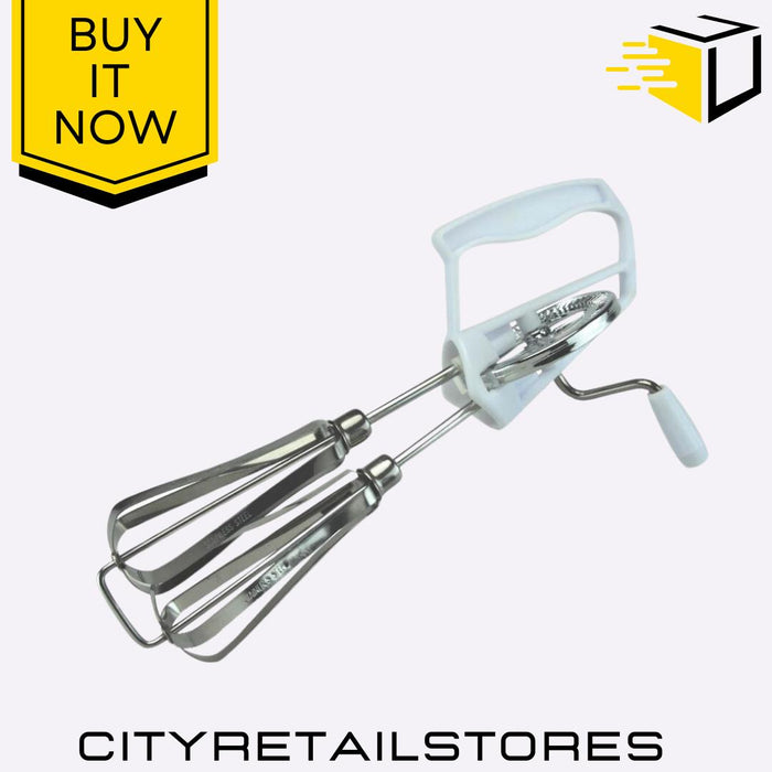 Apollo Egg Beater Whisk Handheld Kitchen Mixer for Beating & Mixing Eggs