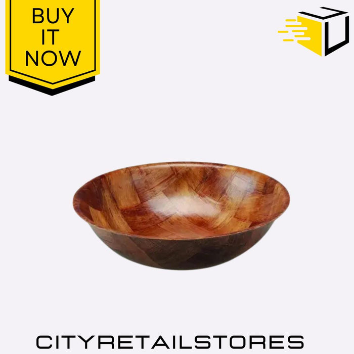 Apollo Woven Wood Bowl Stylish Decorative Wooden Bowls for Home 15cm/20cm/25cm