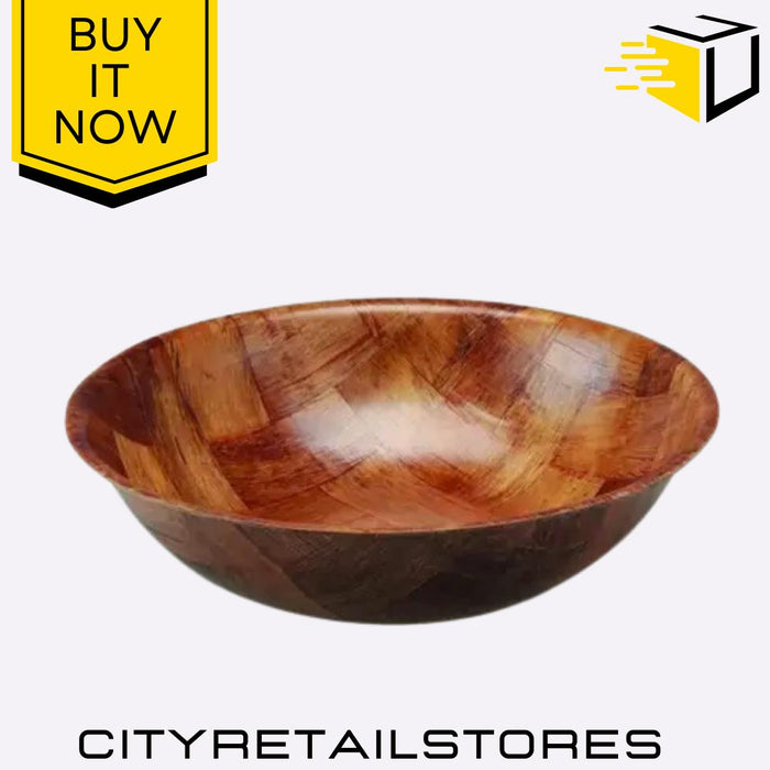 Apollo Woven Wood Bowl Stylish Decorative Wooden Bowls for Home 15cm/20cm/25cm
