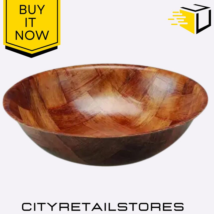 Apollo Woven Wood Bowl Stylish Decorative Wooden Bowls for Home 15cm/20cm/25cm