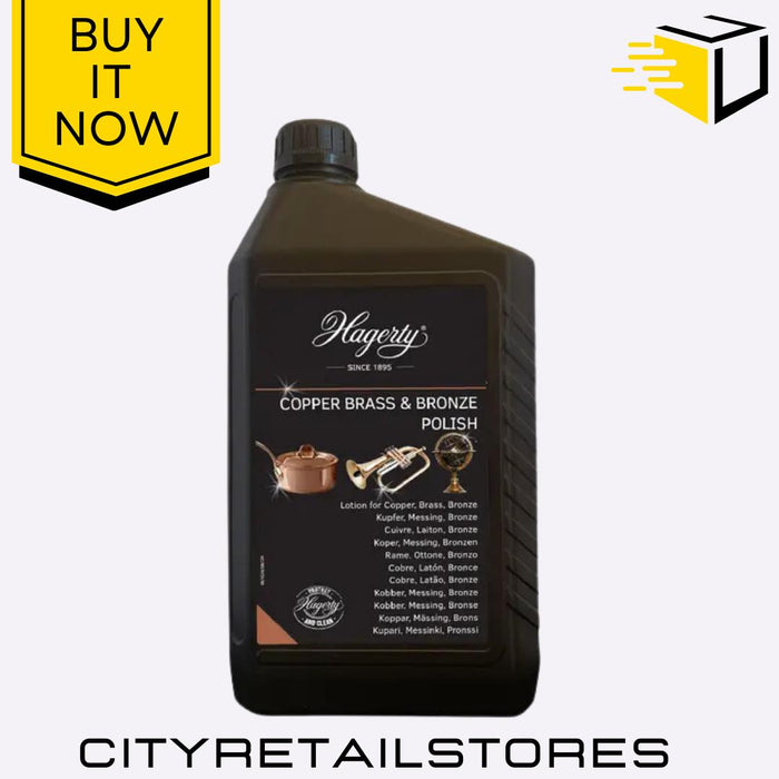 Hagerty Copper Brass & Bronze Ultrasonic Jewel Cleaner & Silver Polish 2L