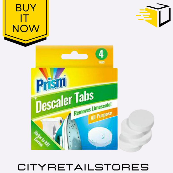 All-Purpose Descaler Tablets Effortlessly Remove Limescale From 4 Pack Prism