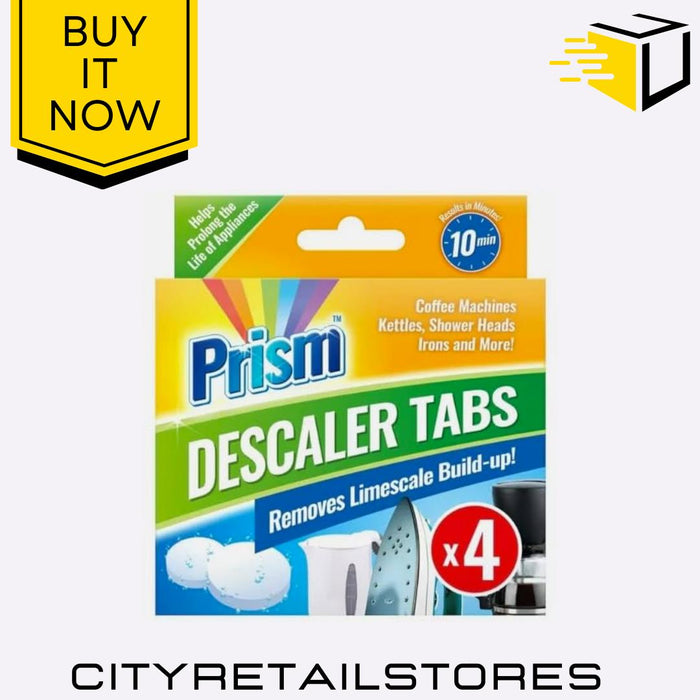 All-Purpose Descaler Tablets Effortlessly Remove Limescale From 4 Pack Prism