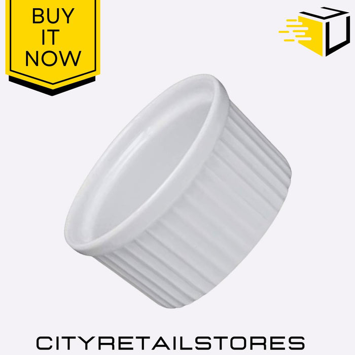 Apollo Ramekin Ceramic Oven Safe Dish for Baking, Desserts, Soufflés 9cm