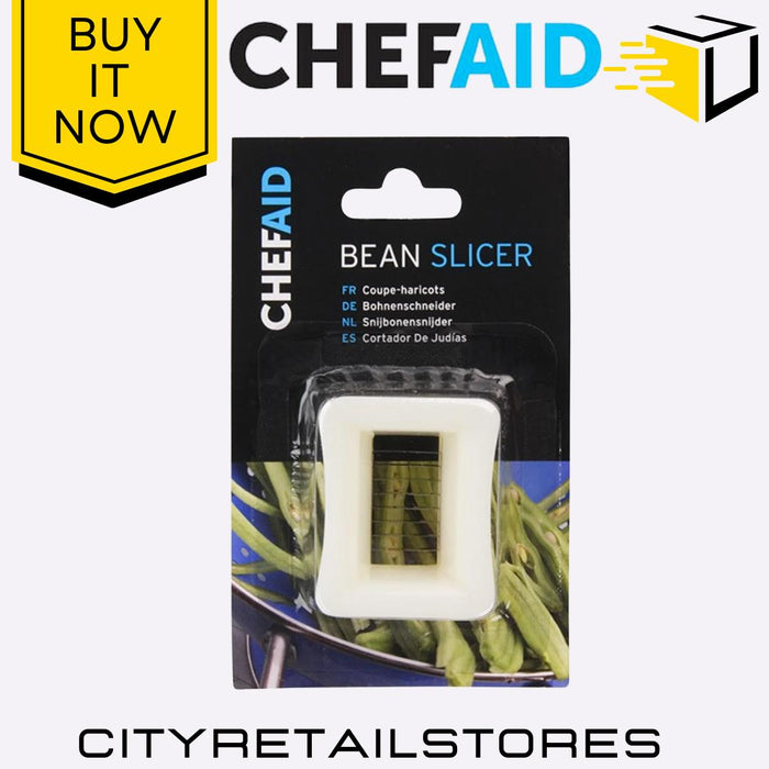 Chef Aid Bean Slicer Easy & Safe String Removal Durable Kitchen Vegetable