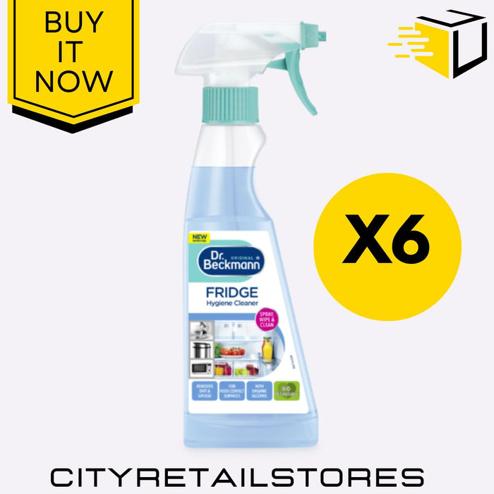 Fridge Hygiene Cleaner Anti-Bacterial Spray Removes Odours 250ml Dr Beckmann