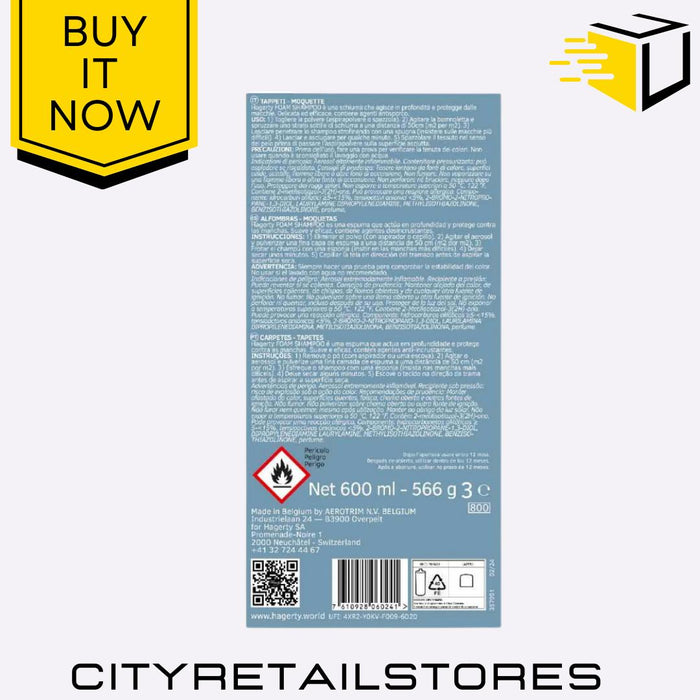 Dry Shampoo Special For Delicate Fabrics Cleaner Upholstery Soft 500g Hagerty