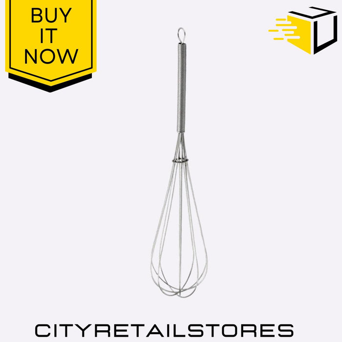 Whisk Steel & Rainbow Silicone, Mini Small Whisk For Cooking Chef Aid