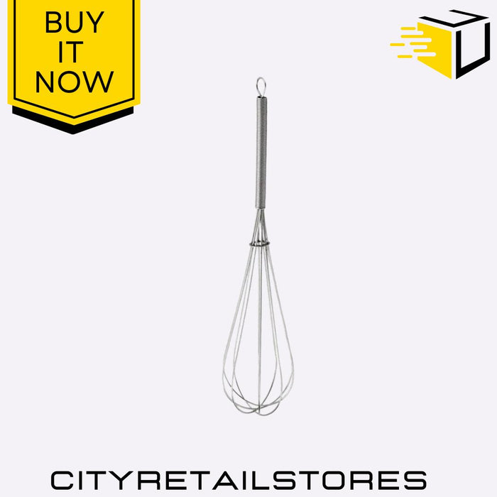 Whisk Steel & Rainbow Silicone, Mini Small Whisk For Cooking Chef Aid