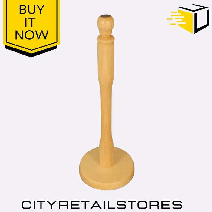 Apollo Beechwood Kitchen Towel Holder Durable, Natural, Space-Saving Design