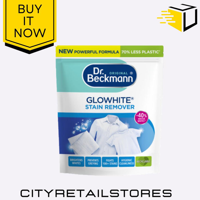 Dr. Beckmann Glowhite Whitening Booster Laundry Whitener Brightens Clothes 400g