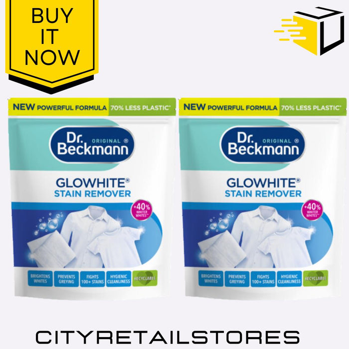 Dr. Beckmann Glowhite Whitening Booster Laundry Whitener Brightens Clothes 400g