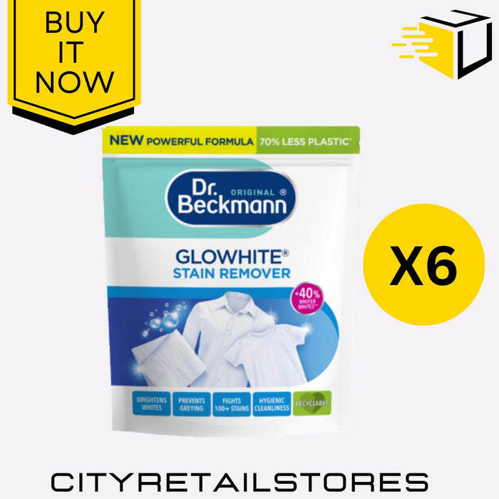Dr. Beckmann Glowhite Whitening Booster Laundry Whitener Brightens Clothes 400g