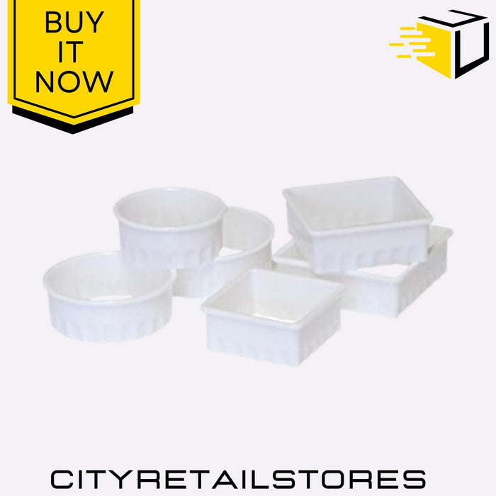 Chef Aid Crinkle Pastry Cutters Versatile Biscuit & Cookie Baking Tools 6 Pack