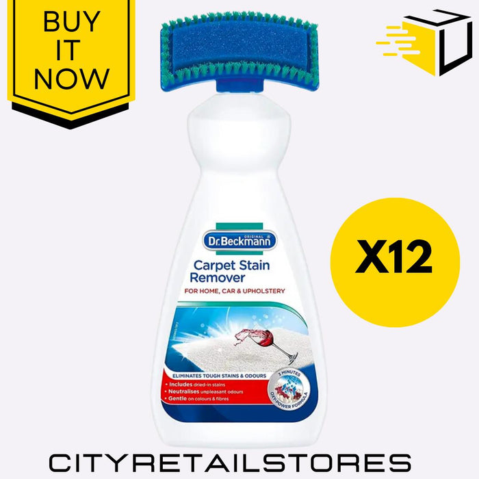 Carpet Stain Remover Brush Powerful Stain Remover 650ml Dr Beckmann